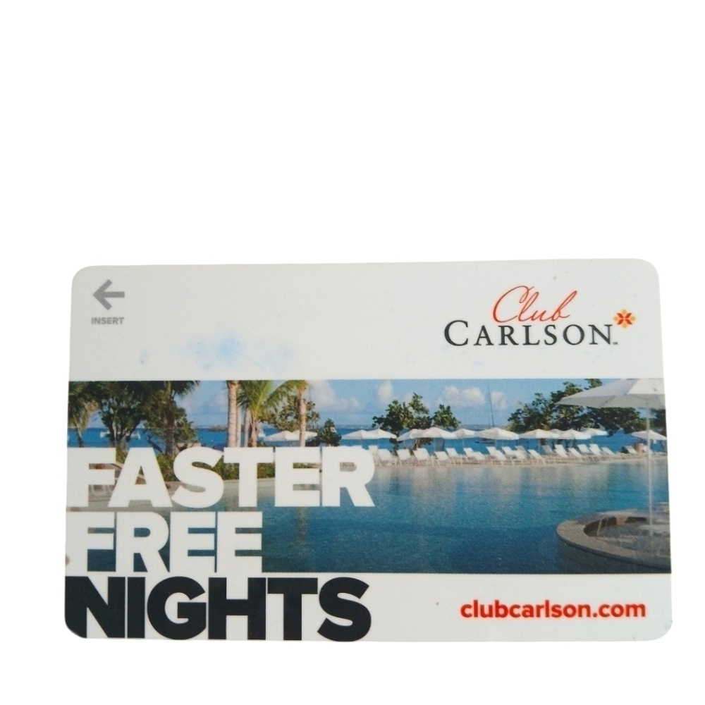 Club Carlson Hotel Key Card Photo Room Key Collectible Memorabilia Travel